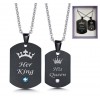Сет военни плочки King/ Queen, медицинска стомана 316L
