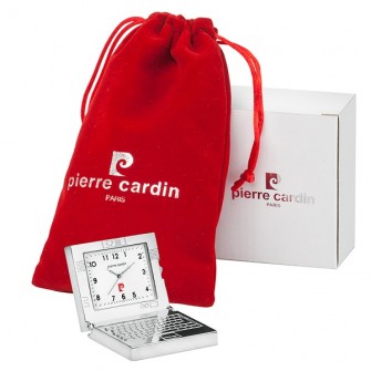 Часовник миниатюра лаптоп, Pierre Cardin 