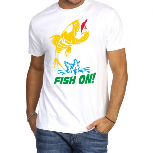Мъжка тениска FISH ON!