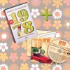 Комплект Книжка за рожденик и CD картичка с хитове от рождената 1978 г.