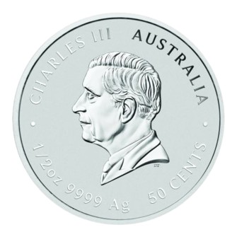 Сребърна монета Лунен календар Година на Коня, 1/2 Oz