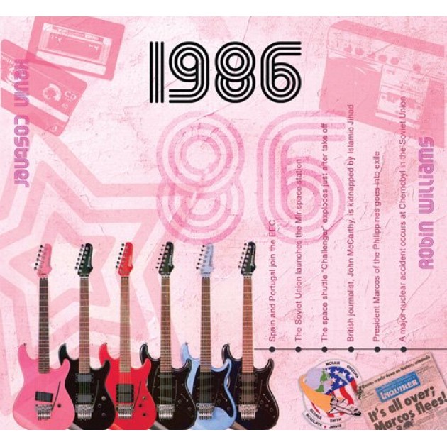 CD картичка с хитове от рождената 1986 година