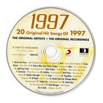 CD картичка с хитове от рождената 1997 година