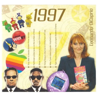 CD картичка с хитове от рождената 1997 година