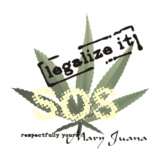 Дамска тениска SOS - Legalize it